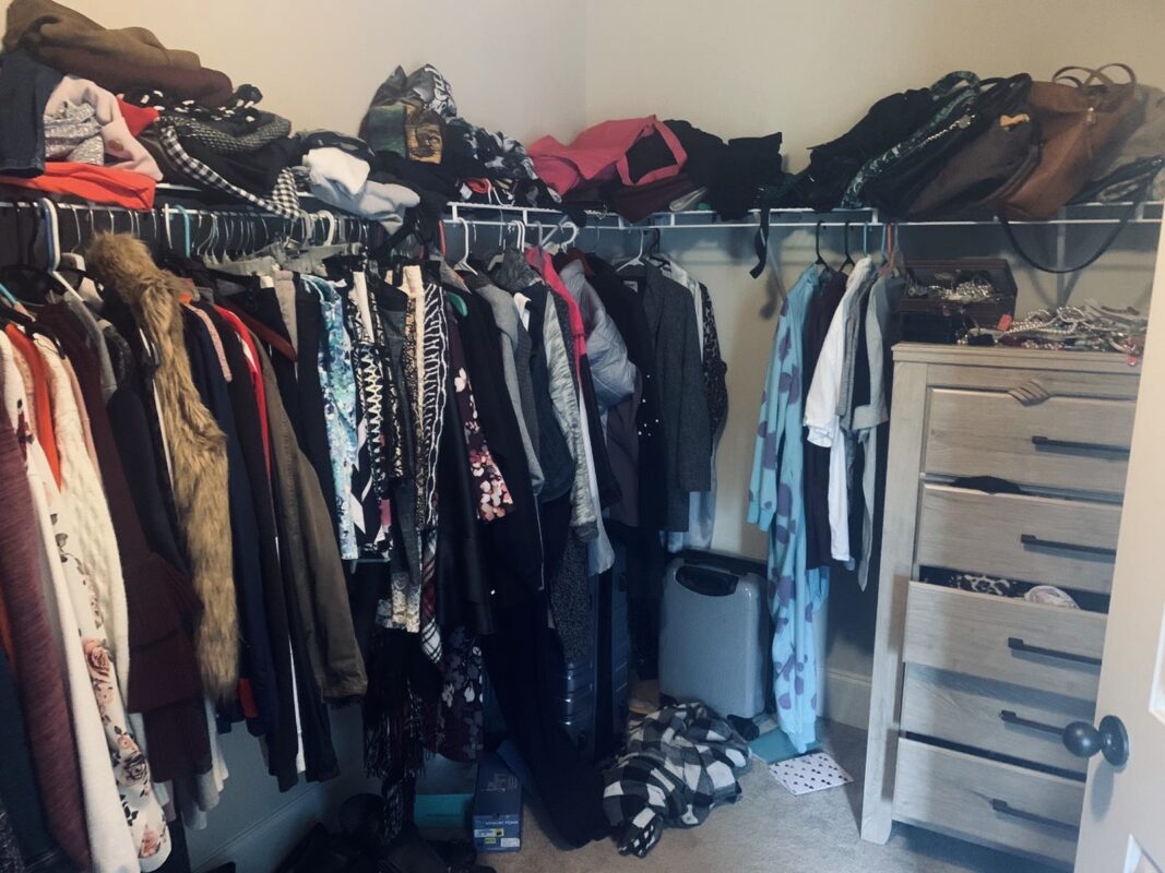 before closet detox